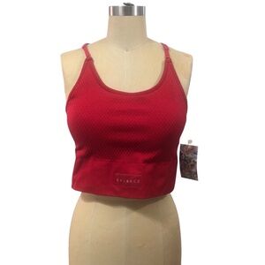 NWT BALANCE by ATHLETICA Sports Red Bra pads pull over XXXL gym sporty wear